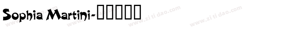Sophia Martini字体转换